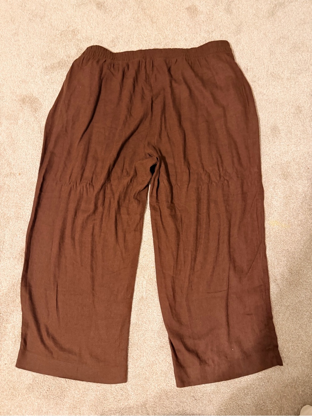 New Old Navy Super Wide Leg Linen Pants 3X Womens - Picture 2 of 3